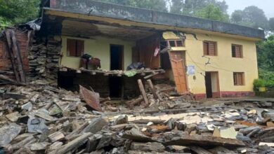Photo of उत्तराखंड : बागेश्वर में बादल फटा…मची तबाही, मकान क्षतिग्रस्त दो महिलाओं की मौत
