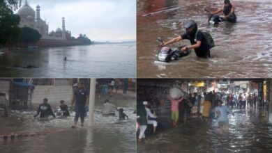 Photo of यूपी: ताजमहल तक पहुंचा यमुना का पानी…खतरे का निशान हुआ पार, लोगों में दहशत